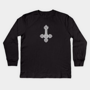 Inverted Cross Kids Long Sleeve T-Shirt